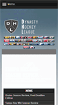 Mobile Screenshot of dynastyhockey.com